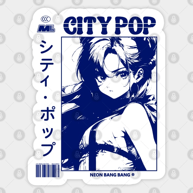 City Pop Sticker by Neon Bang Bang